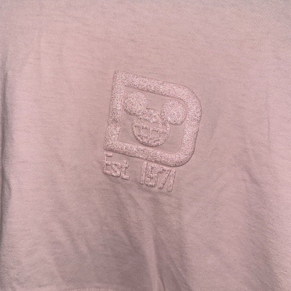 Disney Parks Spirit Jersey in Soft Pink, women’s small - Picture 2 of 7
